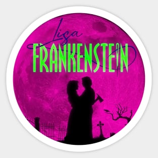 Lisa Frankenstein movie Carla Gugino, Kathryn Newton, Cole Sprouse, Sticker